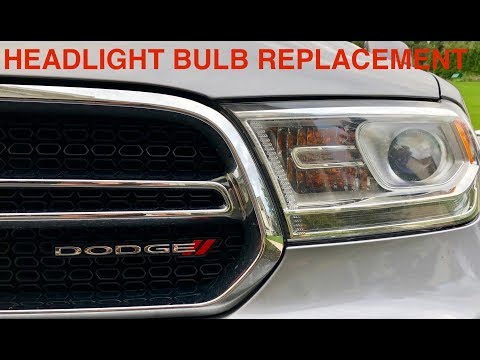 Headlight Bulb Replacement - Dodge Durango 2011-UP