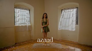 Azaad - Utsavi Jha - Visualiser & Lyric Video