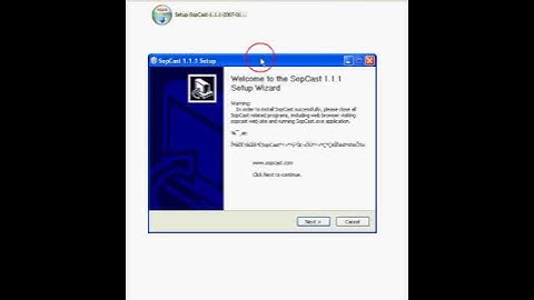 SopCast Installation by p2psoccer.com