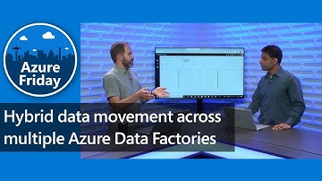 Hybrid data movement across multiple Azure Data Factories | Azure Friday