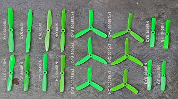 DYS New Propellers - Static Thrust, Bending, Balance Tests