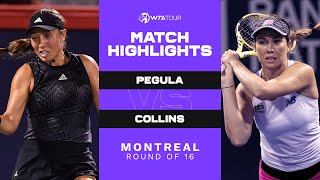 Jessica Pegula vs. Danielle Collins | 2021 Montreal Round of 16 | WTA Match Highlights
