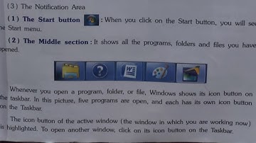 Std- 5th Sub - Computer  Lesson 4 - Introduction to Windows (PART 2)