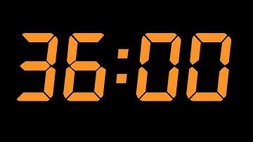 「36 Minutes Timer」 -  With Relaxing Music