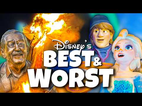 Top 10 WORST & BEST at the Disney Theme Parks - New Disney Rides, Attractions & More in 2023!