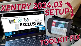 Установка и Настройка Xentry OpenShell 2024.03 XDOS Самая Стабильная Версия для C4 с ToolKit FIX