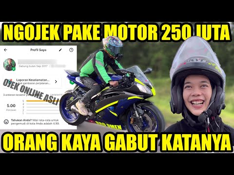 NGOJEK PAKE MOTOR 250 JUTA, MBANYA BILANG \