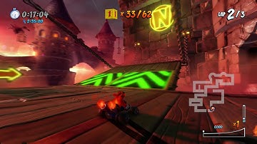 Crash Team Racing "Nitro Fueled": Cortex Castle (Relic Race) [1080 HD]