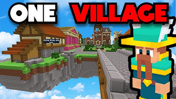 Exploring The New OneBlock Village In Bloxd.io!