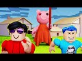 ESCAPANDO DE PIGGY CON PLECH! 🤣😱 | Roblox