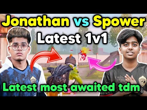 Jonathan vs Spower latest 1v1 fight in tdm 🔥 Johny h@cker movement 🇮🇳 ...
