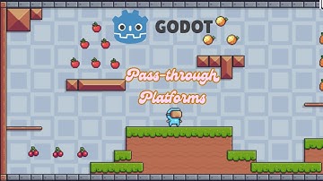 How to create a pass-through platform in Godot 4.3