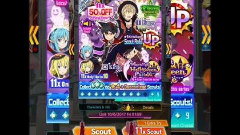 250 Diamond Roll + 1 4* Guaranteed Record Crystal Roll! SAO Memory Defrag#71