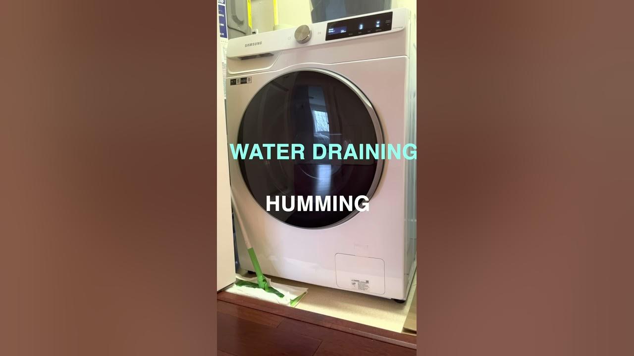 Samsung 2023 new front load washer with buzzing noise WW25B6900AW/A2