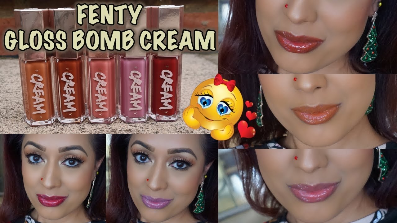 Review New Fenty Beauty Gloss Bomb Creams Youtube Review New Fenty Beauty Gloss Bomb Creams Youtube