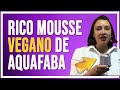 Mousse Vegano de Arándanos con Receta de AQUAFABA !