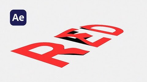 Dynamic Text Warp Animation in After Effects + Epic 3D Scene with Camera Tracking