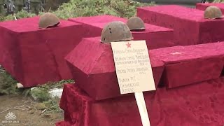 Русские и азербайджанцы почтили память советских солдат в Крыму.