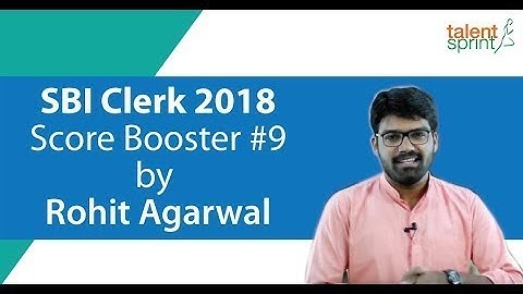 SBI Clerk 2018 Score Booster #9 - Compound Interest Made Simple | TalentSprint