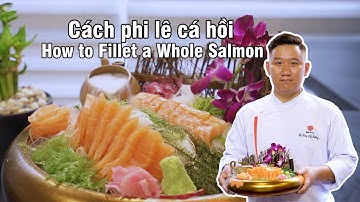 CÁCH LÀM MÓN SASHIMI CÁ HỒI | Eddie Cương Nguyễn #2