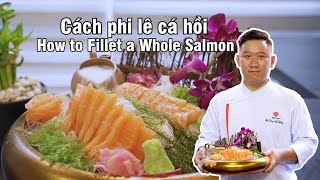 Cách làm Sashimi Cá hồi tại nhà cực nhanh và đơn giản.