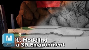 Modeling an Environment in Maya | Tutorial 1| Making 3D Scene Step by Step