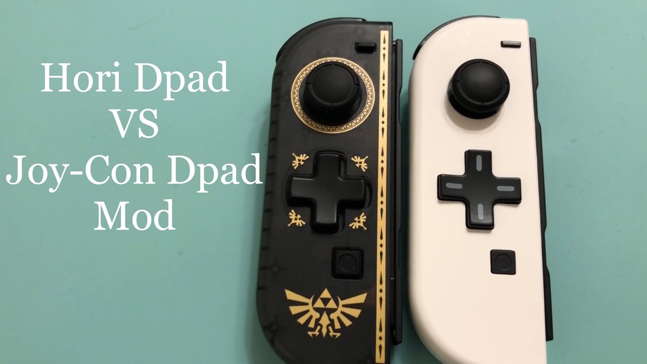 Hori Dpad VS Joy-con Dpad Mod - YouTube