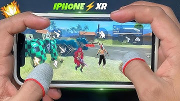 M1887 OneTap🔴Headshot | 4 Finger Custom Hud Free Fire Handcam Gameplay iPhone Xr