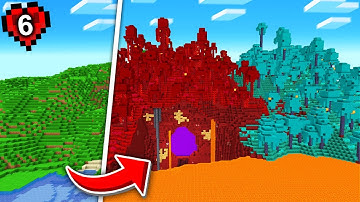 I Transformed the OVERWORLD in Minecraft Hardcore