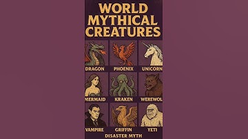 WORLD MYTHICAL CREATURES PART-2 #shorts#mythicalcreatures #trollface#mythology #trending#legendary