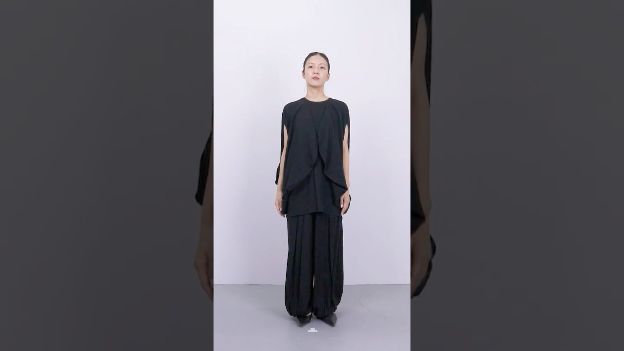 EGG DRAPE PULLOVER｜38｜BLK｜SHIRTS AND BLOUSES｜ENFÖLD OFFICIAL