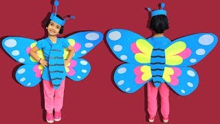 A easy butterfly fancy dress \butterfly fancy dress ideas for school\DIY craft