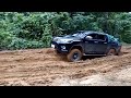 Toyota Hilux Double Cab In Mud Road - Extreme Paths 4x4 In Mud Road