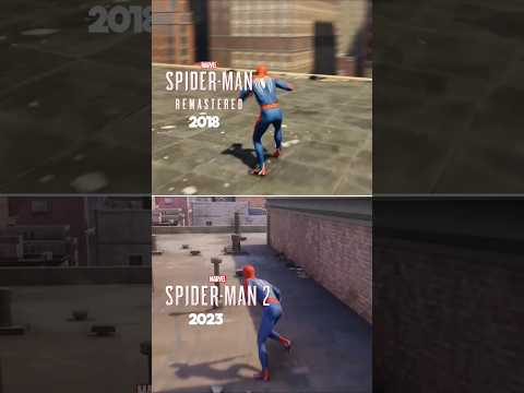 Spider-Man vs Spider-Man 2 PS5 - Parkour #spiderman