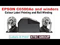 Epson C6500Ae colour label printer with roll winders - Labels-U-Print ® - KTEC Group UK