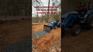Leveling ground for a carport install #diy #homesteading #gravel #construction #carport