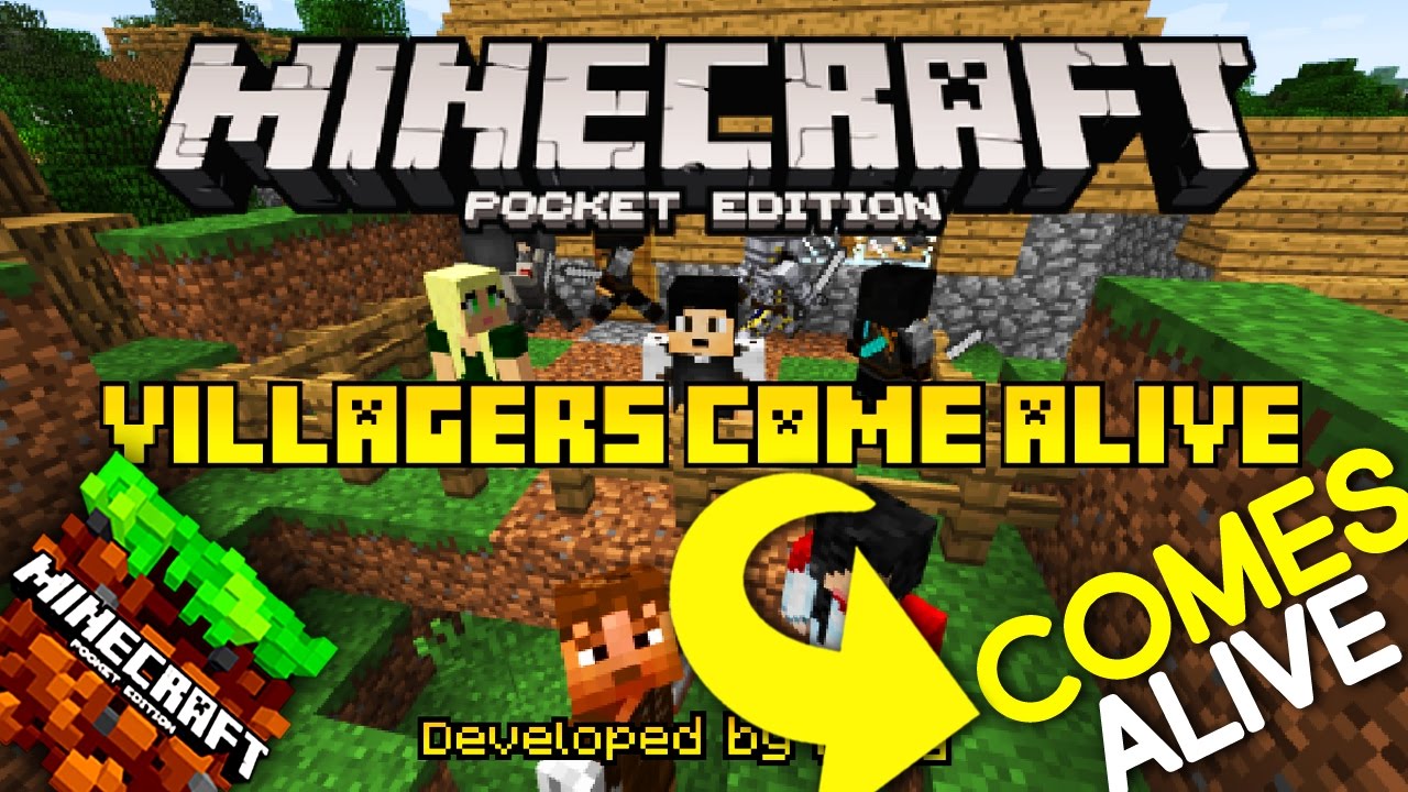 infantile systemic hyalinosis COMES ALIVE NO MINECRAFT PE 0.17.0 - Villagers Come Alive Add-On / Addons MCPE 0.17.0