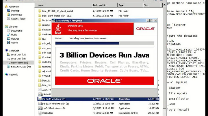 7. ORACLE OTM 6.3.6-Install Java Jrockit +Jdk