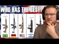 Royal Marine Reacts To Main Military Rifle Of Each Country