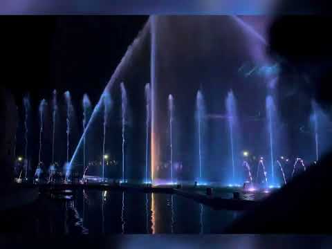 ПОТРЯСАЮЩЕЕ ЗРЕЛИЩЕ 🔥НОВЫЙ ФОНТАН В МОЁМ ГОРОДЕ 🎉