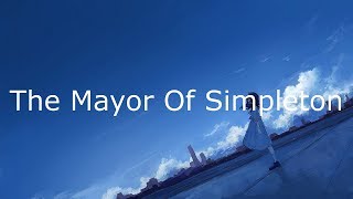 Video thumbnail of "XTC - The Mayor Of Simpleton (Lyrics In Japanese & English / 英詞 +日本語私訳)"