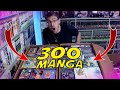 Il y a 300 mangas dans ce carton 