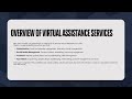 M1L3: Overview of Virtual Assistance Services