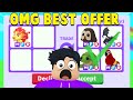 Trading MEGA GUARDIAN LION in A RICH ADOPT ME SERVER! (BEST OFFERS)