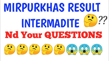 Mirpurkhas Board result of 12th class and Your QUESTIONS with rk learning