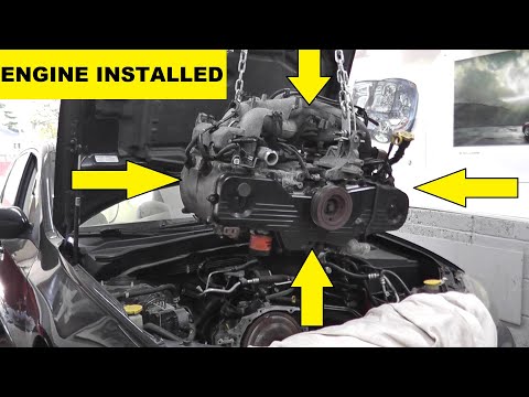 How To Install A Subaru Engine With Basic Hand Tools