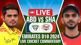 🔴 Live : Abu Dhabi vs Sharjah T10 Match | ABD vs SHA T10 Match | Abu Dhabi Live Match Today