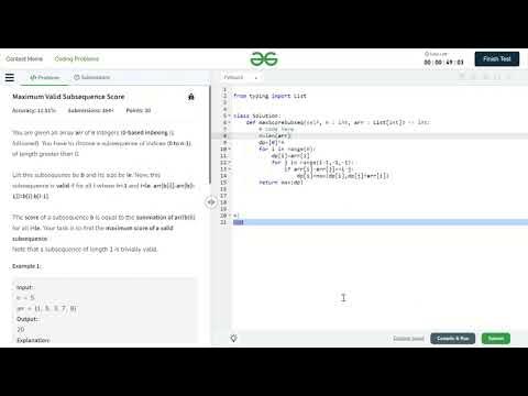 Geeks for geeks contest solution -146 || All solution || java || python ...