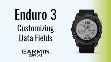 Enduro™ 3 | Customizing Data Fields | Garmin Support