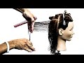 How to cut a basic square layered haircut  hair tutorial